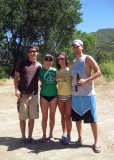Kip, Nicole, Jen, and Kyle at Cache Creek