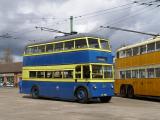 1937 South Shields 204 passing Newcastle Trolleybus 501