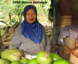 Fruit Seller Chewing Betelnut