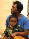 Balinese Farmer and His Son