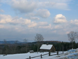 Snowy Barn