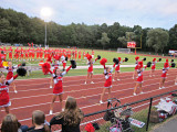 Cheerleaders at Holliston Football Game