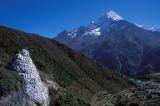 Tramserku, seen from the path from Namche to Syangboche