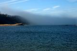 fog rolls in