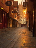 Butchery Lane on a damp morning.