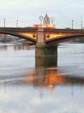 Fast bus on a slow bridge