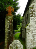 Celtic  cross  in  the  grounds  of  St.  Brynach  church
