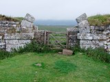 Milecastle 37 , detail  of  remaining  gate structure.