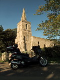 Alice  outside  St.Marys  church