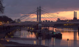 First  light  at  Albert  Bridge.