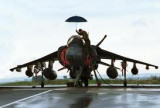 Harrier jump jet.