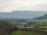 The  Clun  Valley, backed  by  Black  Hill .