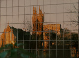 St.Pauls church,Hammersmith,reflected.