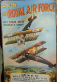 RAF recruitment poster from World War 1.