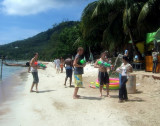 Songkran fun - Beach