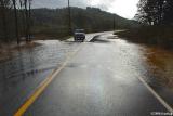 Water over the road
