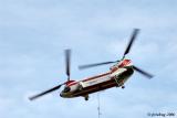 Chinook Heliocopter used for logging