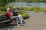 Enjoying good company in the park