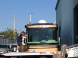 Coach windshield