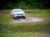 Exiting the chicane