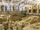 under the cloister: remains of Roman and Moorish predecessors