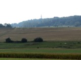in the distance, the American monument on the butte of Montfaucon-d'Argonne