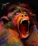 monkey-yawn