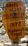 Entering Ansel Adams Wilderness Area.