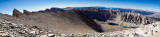 Panorama from Mt Whitney, the Pinnacles, Mt Hitchcock, and Hitchcokc Lakes