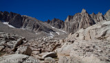 On the way down from Mt Whitney, just past the very long group of Switchbacks