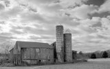 Barn in Black and White