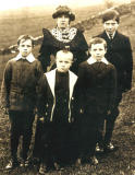 Ruth Harker With Her Brothers. Heugh Farm 1905-08