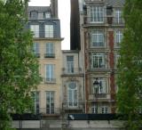 The smallest house in Paris, near Place St. Michel.