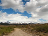 View of Superstition Mtns from Hewitt Station Road