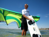 Jean et le kitesurf