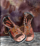 Bills boots, 6 x 6 1/2  3-09