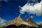 vista dal col rodella ,trentino val di fassa