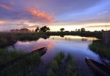 okavango sunset