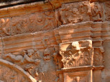 Detalle porter&#237;a del monasterio