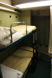 Inside the Turista 4 berth sleeper cabin