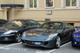 Ferrari 599 GTB Fiorano outside Le Casino de Monte Carlo