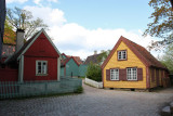 Recreated 18th/19th century city in Norsk Folkemuseum