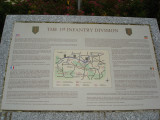 Plaque showing 1st Division Activitires