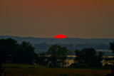 Flat Red Sun