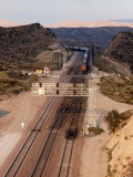 Evening freight on Cajon summit