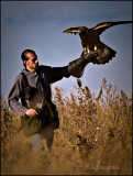 Falconer with Golden Eagle