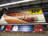 And funny signs that remind us that the hot dog is NOT for sale in this size!