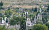 Bosnia,Mostar,old graveyard on the slope