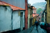 Dia de chuva na rua Tomás Gonzaga