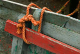 Rope and red wood